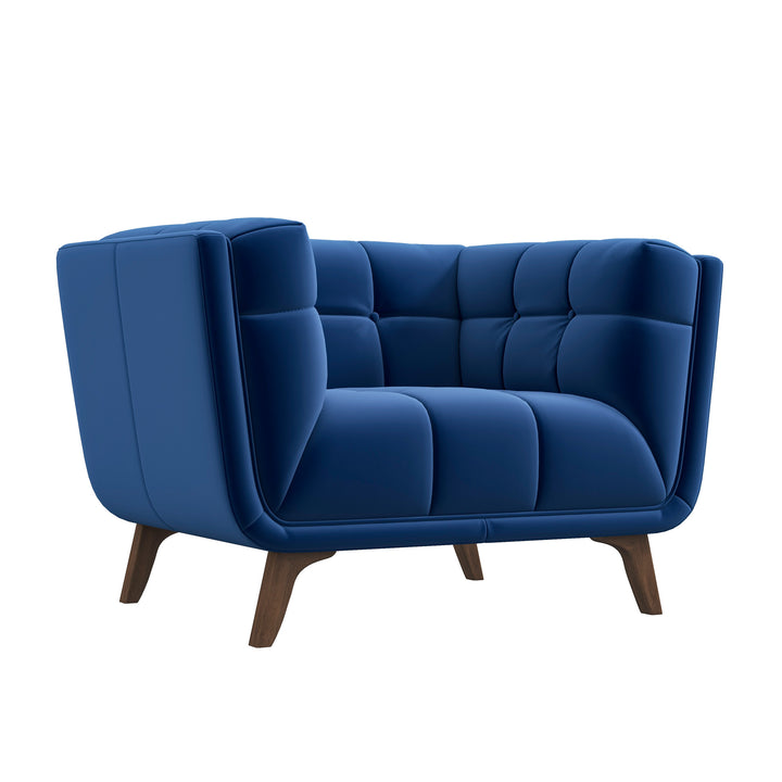 Jeuse Royal Blue Lounge Chair