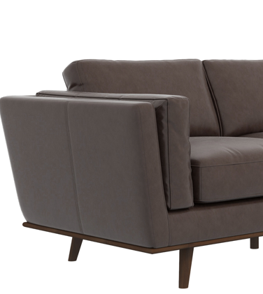 Milanno Mocha Leather Sofa