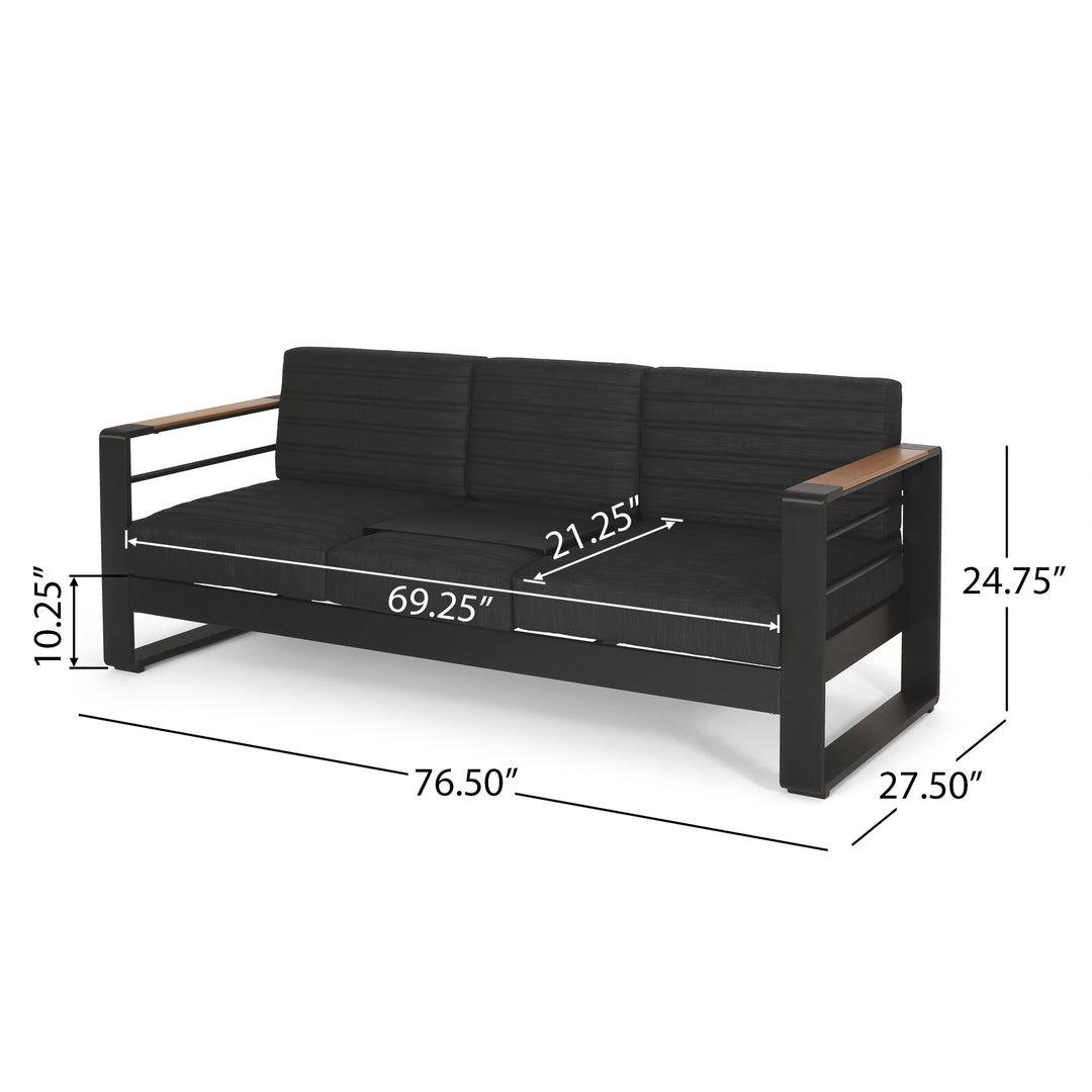 Pentridge Three Seater Outdoor Seating