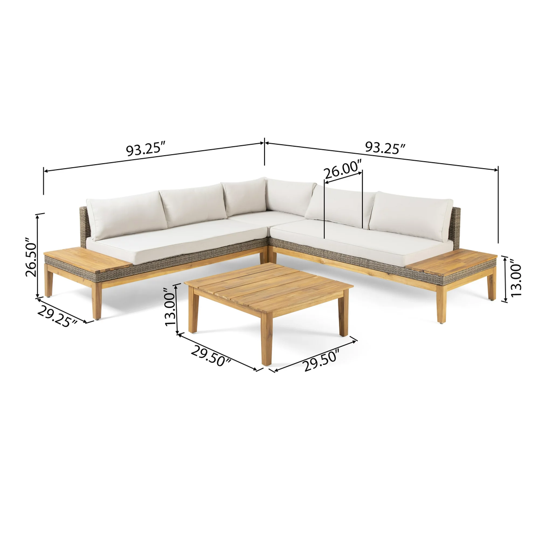 Milano 5 Seater Outdoor Seating