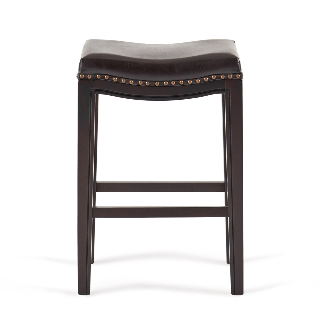 Jefferson Leather Bar Stool