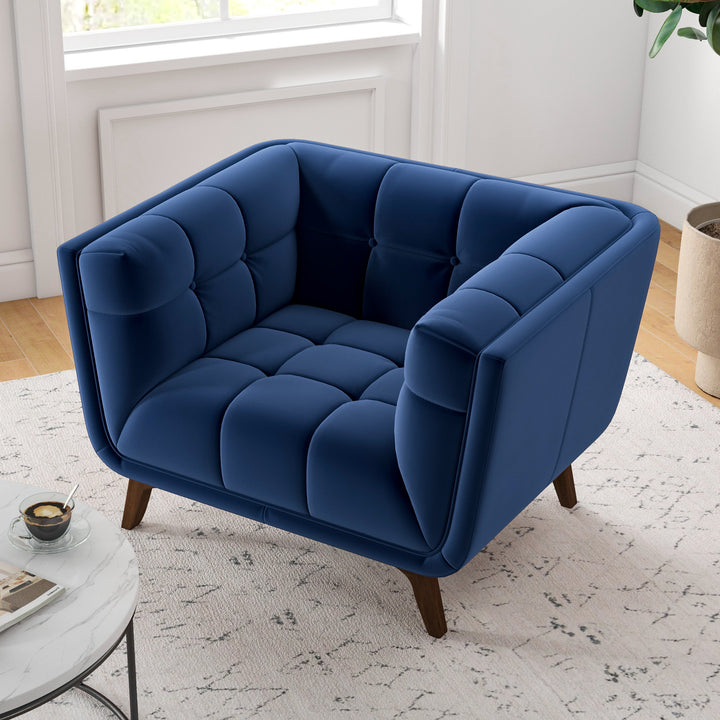 Jeuse Royal Blue Lounge Chair