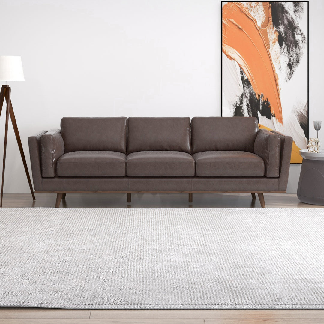 Milanno Mocha Leather Sofa