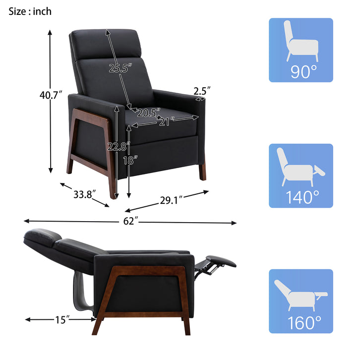 Aguas Leather Recliner Chair