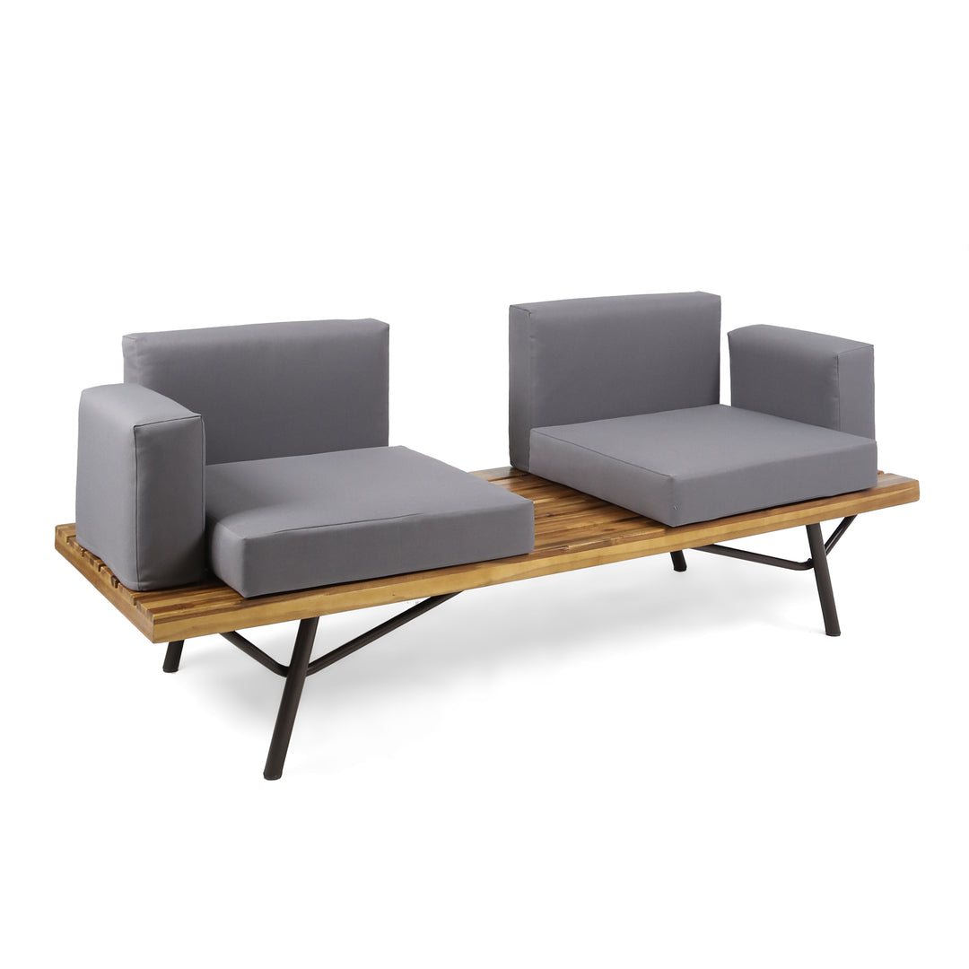 Canoga Outdoor 2 Seater with Coffee Table