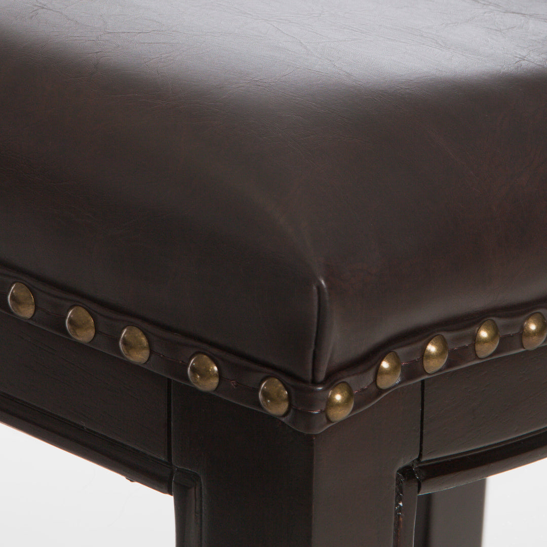 Jefferson Leather Bar Stool