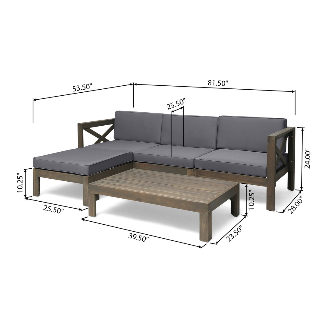 Alove L-Shape Sofa Set