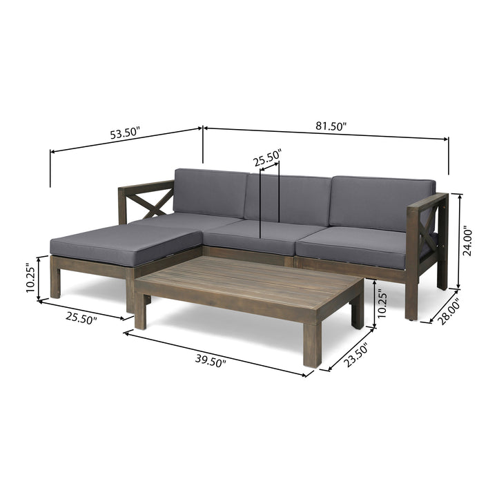 Alove L-Shape Sofa Set