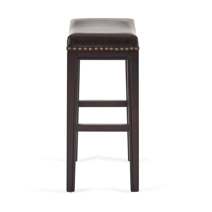 Jefferson Leather Bar Stool