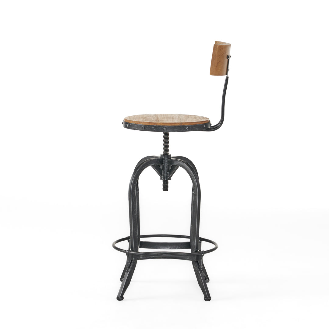 Delilah Wooden Bar Stool