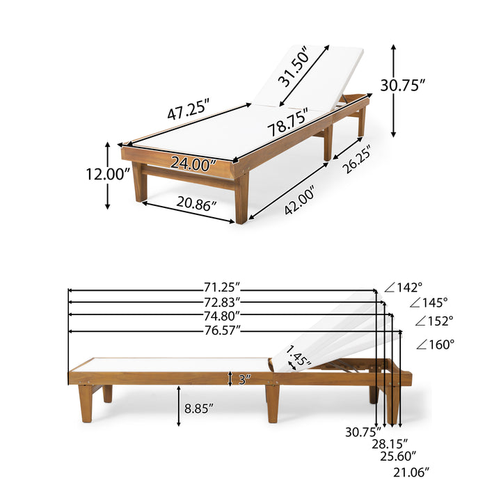 Roma Outdoor Loungechair