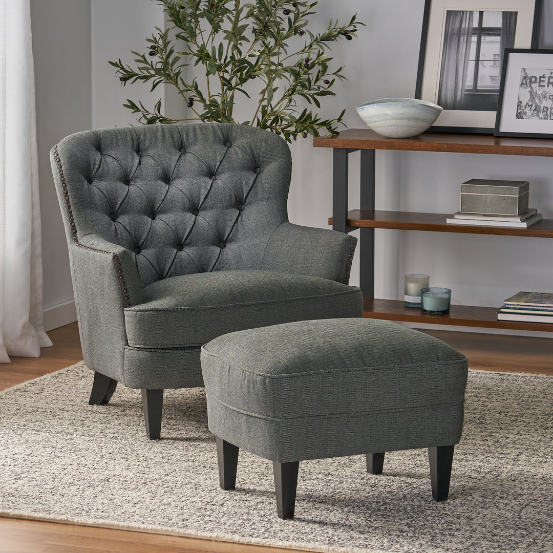 Panthere Armchair & Footstool