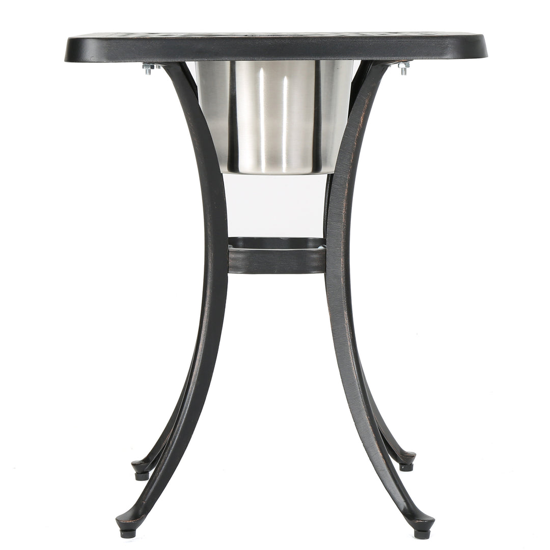 Eva Bistro Table with Ice Bucket