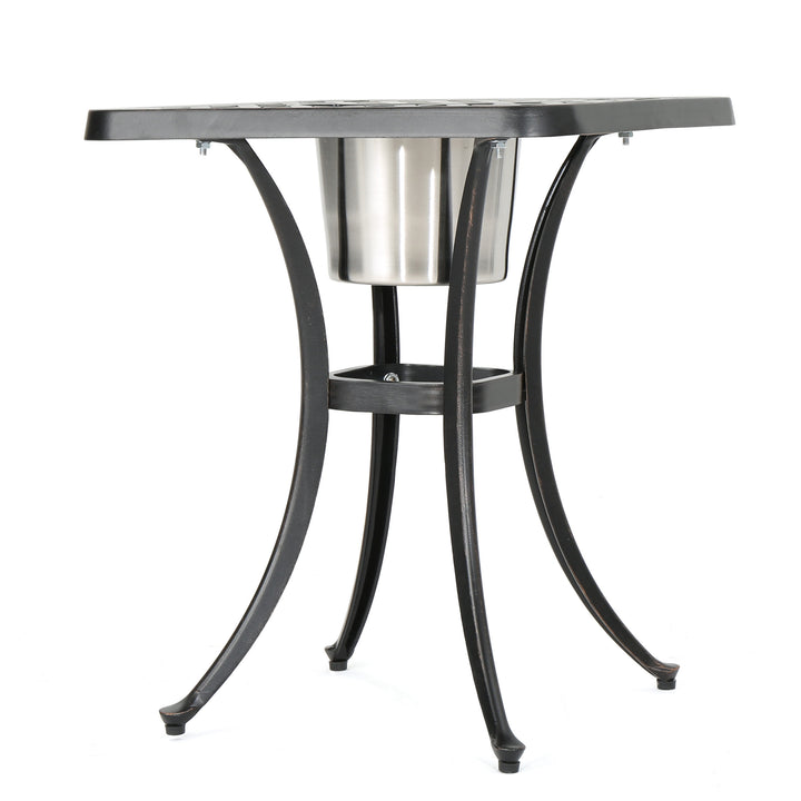 Eva Bistro Table with Ice Bucket