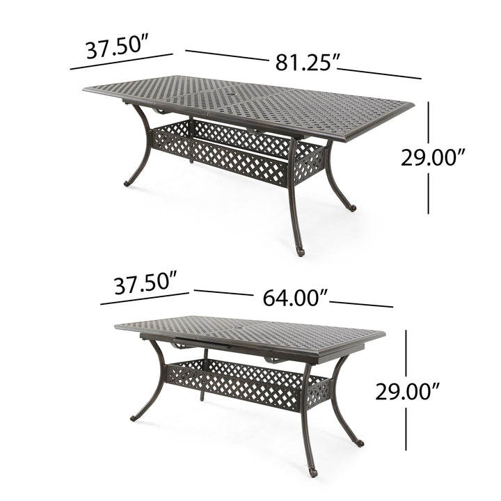 Milford Expandable Dining Table