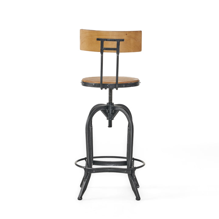 Delilah Wooden Bar Stool