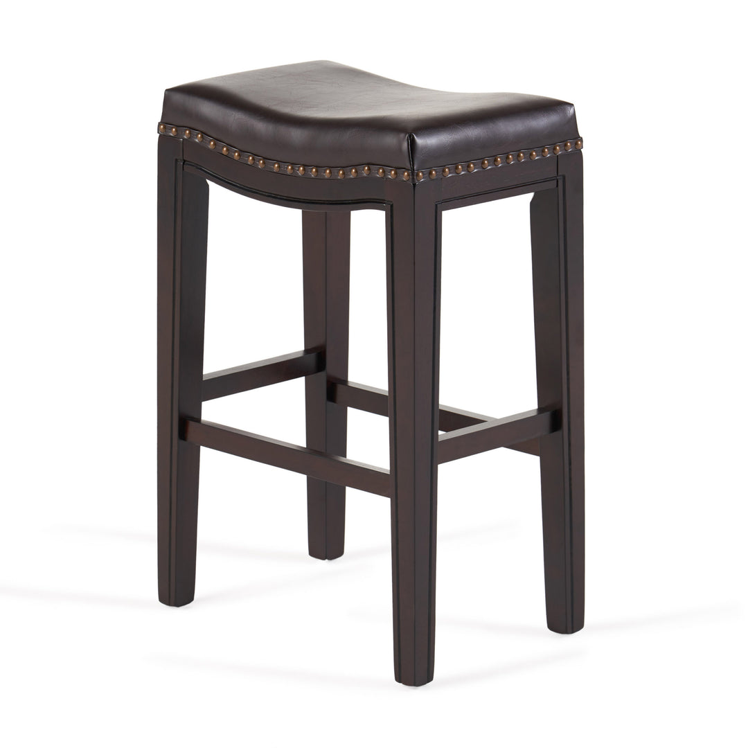 Jefferson Leather Bar Stool