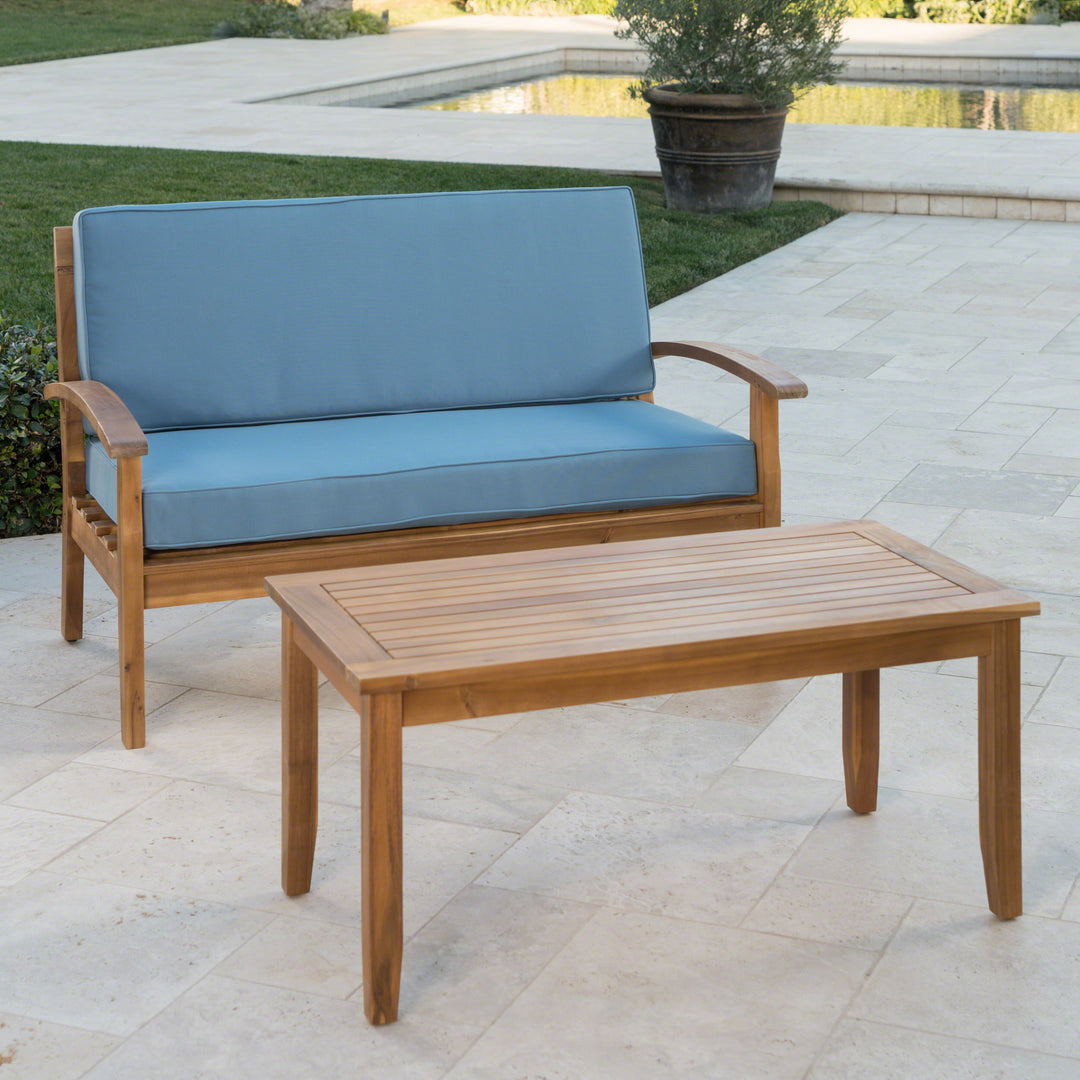 Pilar Two Seater & Coffee Table Set