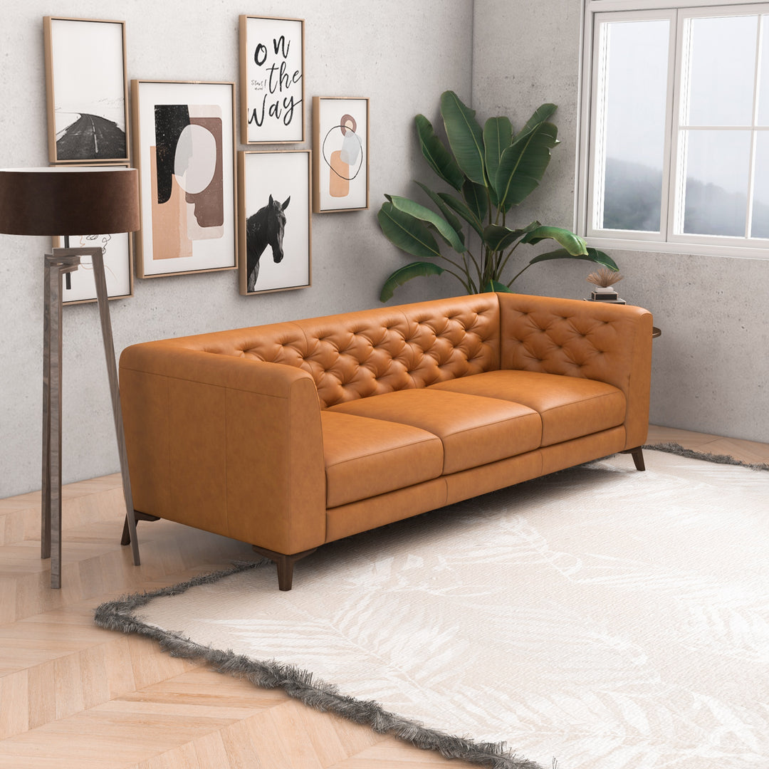 Angers Leather Sofa