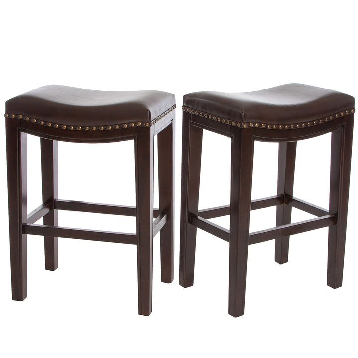 Jefferson Leather Bar Stool