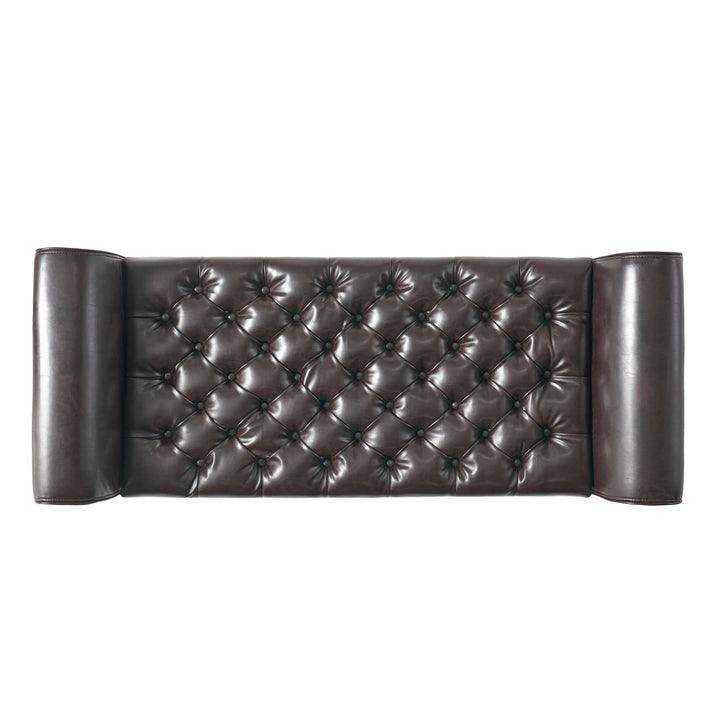 Hanleys Leather Storage Bench