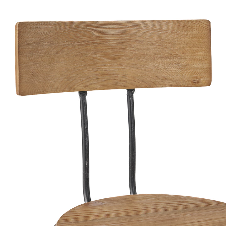 Delilah Wooden Bar Stool