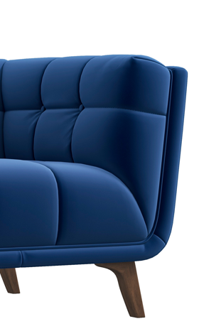 Jeuse Royal Blue Lounge Chair