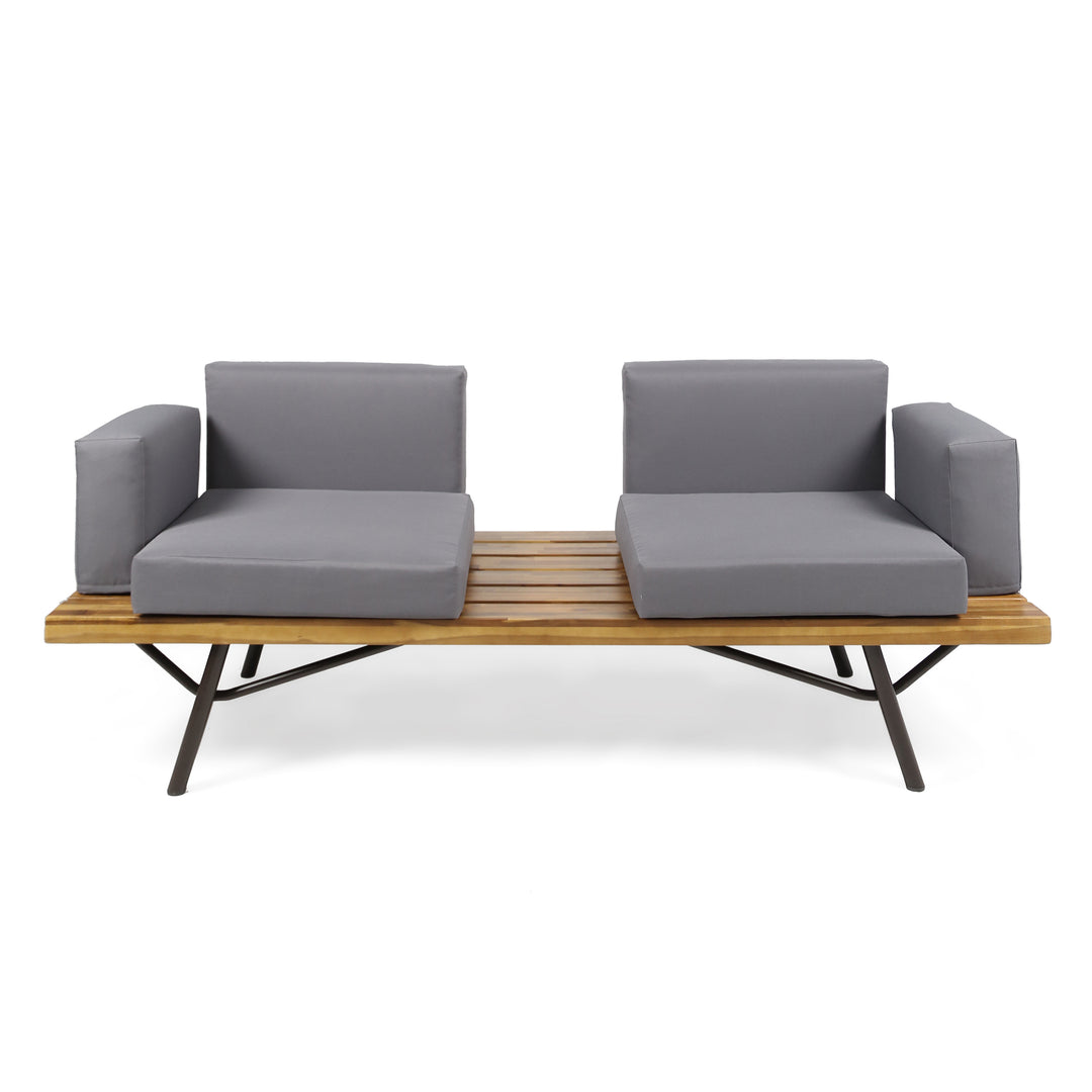 Canoga Outdoor 2 Seater with Coffee Table